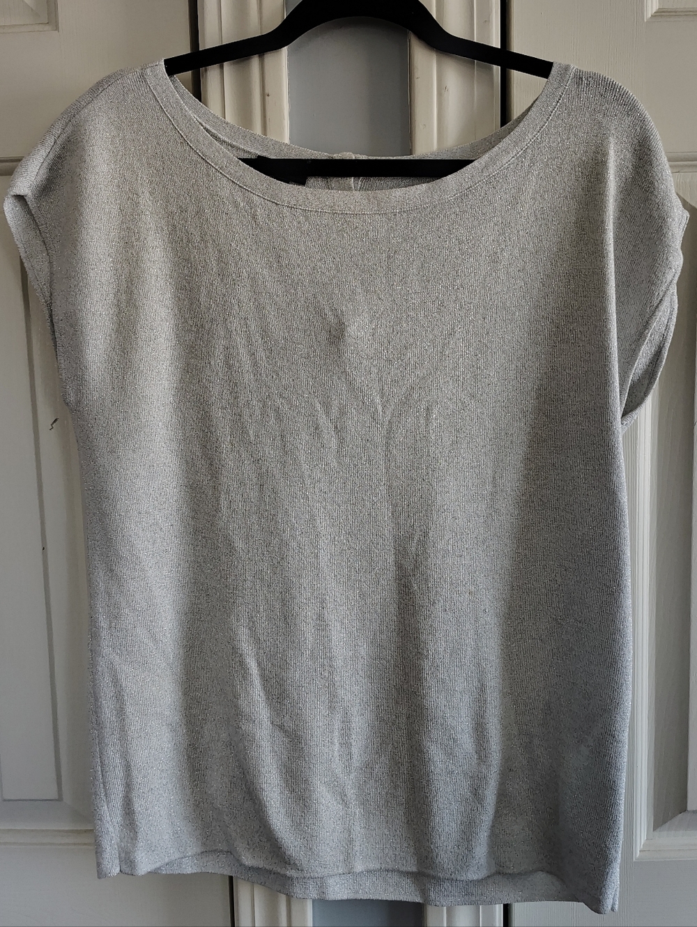 Talbots Silver Sparkle Knit Top X (16/18)